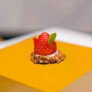 Strawberry Granola Pots