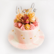 Marble Macaron Cake