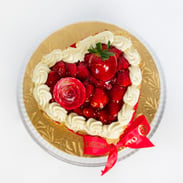 Strawberry Gateaux Heart