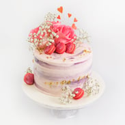 Marble Flower Cake