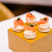 Smoked Salmon Canape with Caviar