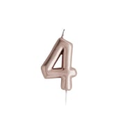 Number Candle - Rose Gold