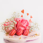 Marble Flower Cake