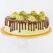 Vegan Pistachio Frosting Cake