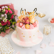 Marble Macaron Cake