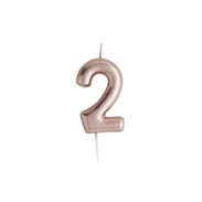 Number Candle - Rose Gold