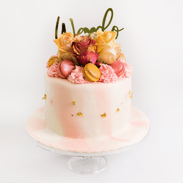 Marble Macaron Cake