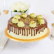 Vegan Pistachio Frosting Cake