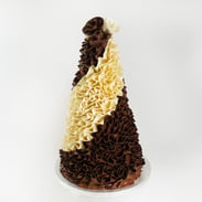 White & Dark Profiterole