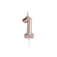 Number Candle - Rose Gold