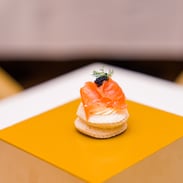 Smoked Salmon Canape with Caviar