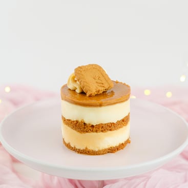 Biscoff Lotus Cake Slice