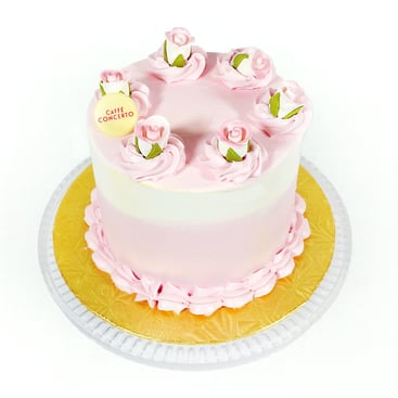 Pink Flower Cake