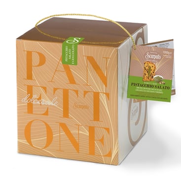 Scarpato Panettone Pistacchio e Gocce di Ciocolatto 1Kg