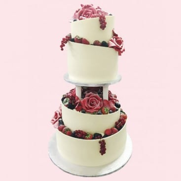 Red Roses & Berries