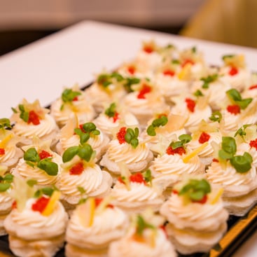Caviar & Cream Cheese Canape