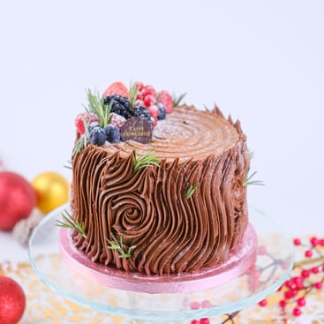 Woodland Christmas Cake 