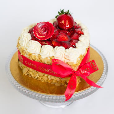 Strawberry Gateaux Heart