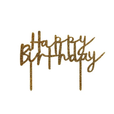 'Happy Birthday' Cake Topper