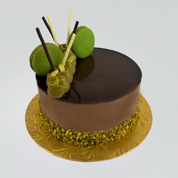 Dubai Chocolate Pistachio Cake