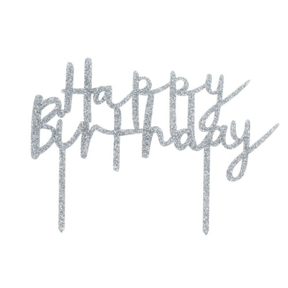 'Happy Birthday' Cake Topper