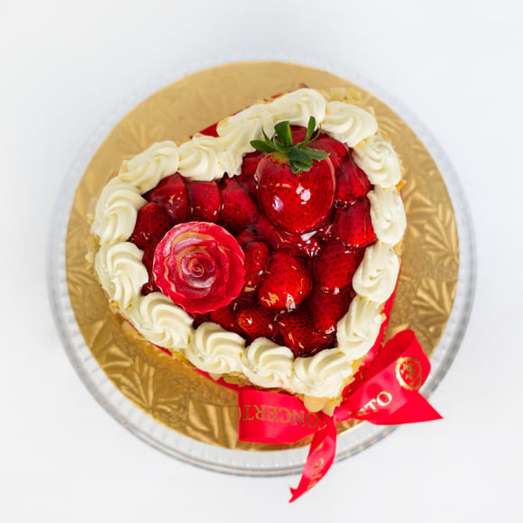 Strawberry Gateaux Heart