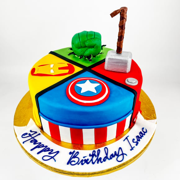 Avengers Assemble Cake