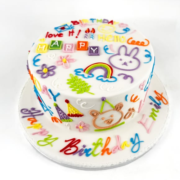 Graffiti Cake