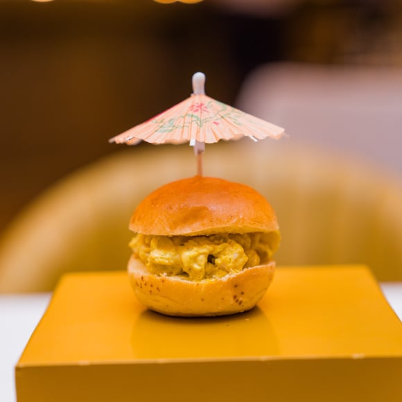 Coronation Chicken Sliders 