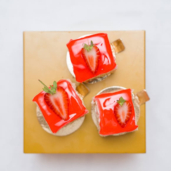 Mini Strawberry Gateaux