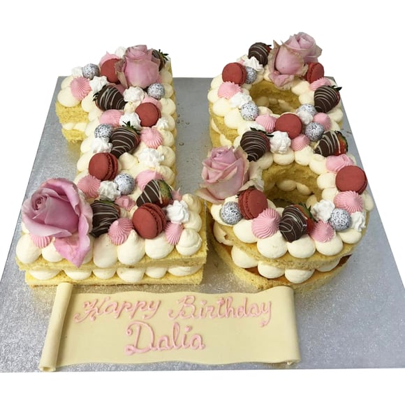  Birthday Number Cake