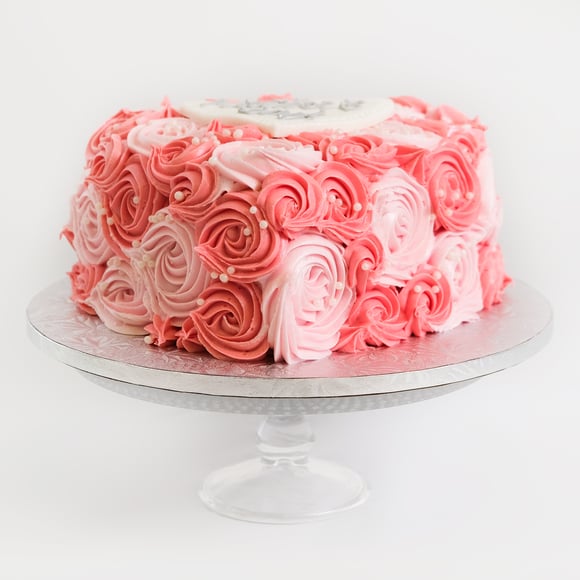 Pink Heart Swirls 