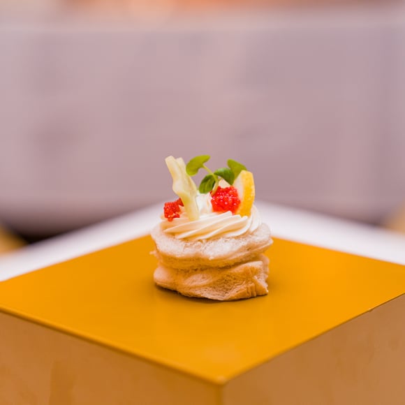 Caviar & Cream Cheese Canape