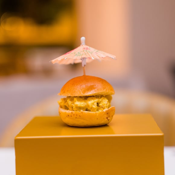 Coronation Chicken Sliders 