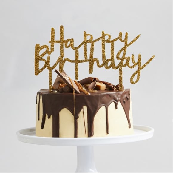 'Happy Birthday' Cake Topper