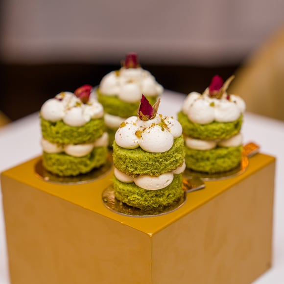 Vegan & Gluten Free Pistachio mini-cakes